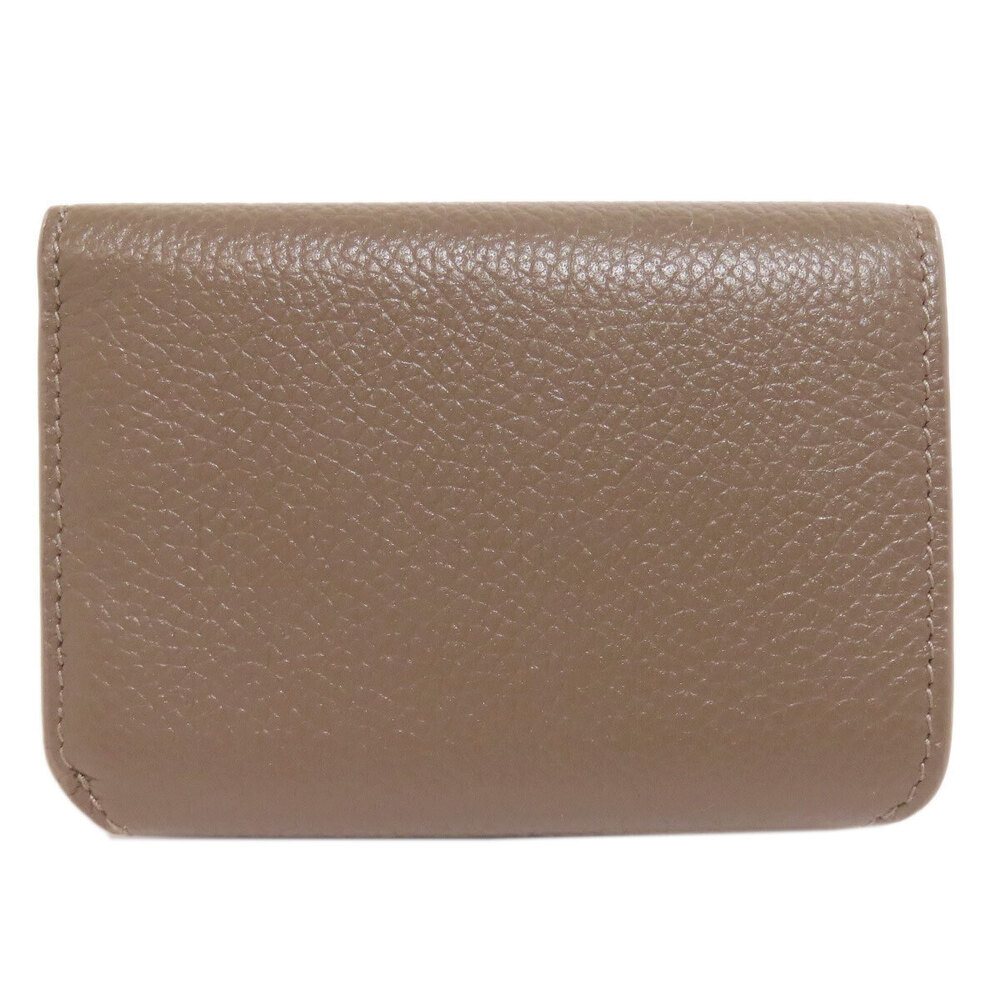 Balenciaga Tri Wallet fold fold Leather Wallet Bi Black